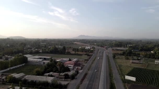 Pueblo Sur Santiago Chile Donde Puede Apreciar Zona Angostura Donde — Vídeos de Stock