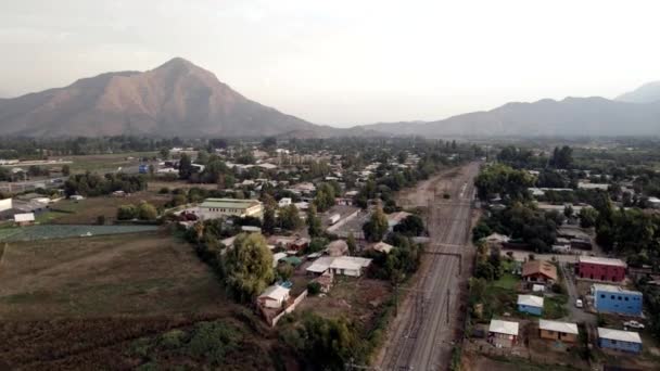 Pueblo Sur Santiago Chile Donde Puede Apreciar Zona Angostura Donde — Vídeos de Stock