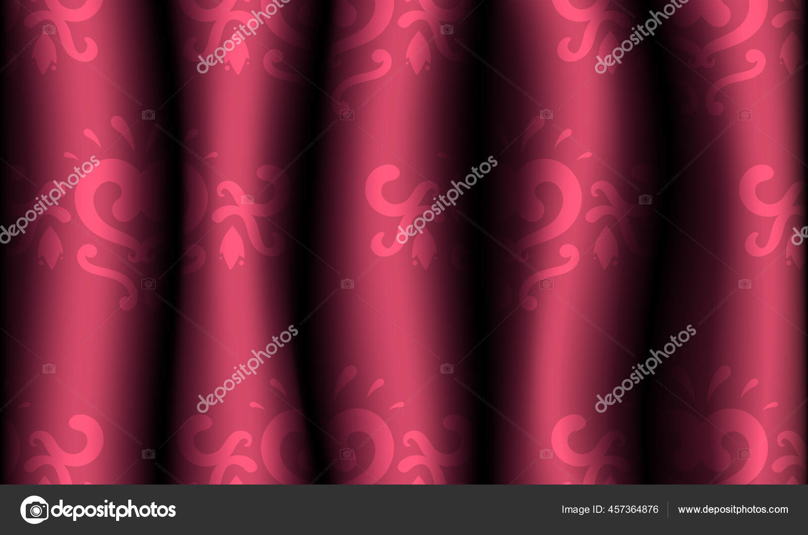 Realistic Red Patterned Fabric Curtains Pattern Drapes Vector Illustration Vector Image By Heiness Vector Stock 457364876 Realistic Red Patterned Fabric Curtains Pattern Drapes Vector Illustration Vector Image By Heiness Vector Stock 457364876