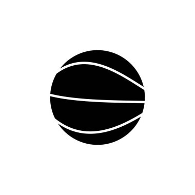 Basketbol ikonu vektörü. Basketbol ikonu. Basketbol logo vektör simgesi