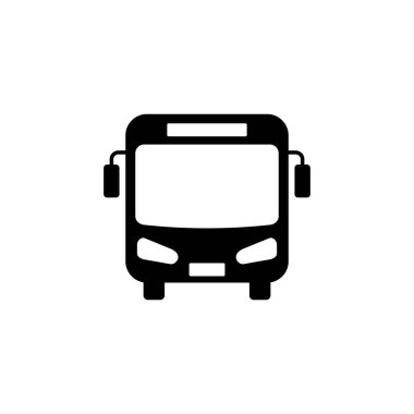 Otobüs simgesi vektörü. bus vektör simgesi