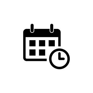 Takvim simgesi vektörü. Takvim sembolü. takvim vektör simgesi