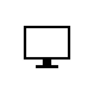 Bilgisayar simgesi vektörü. bilgisayar izleyici simgesi vektörü.