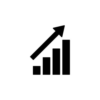 Büyüyen grafik simgesi. Grafik simgesi. diyagram simgesi