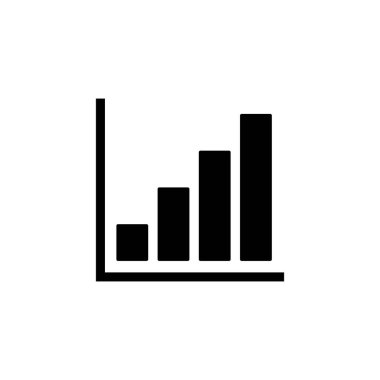 Büyüyen grafik simgesi. Grafik simgesi. diyagram simgesi