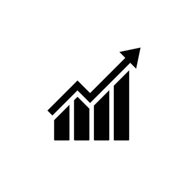 Büyüyen grafik simgesi. Grafik simgesi. diyagram simgesi