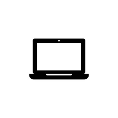 Dizüstü bilgisayar simgesi vektörü. bilgisayar simgesi vektörü