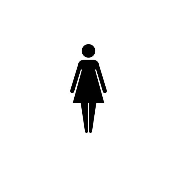 Female Icon Vector Woman Icon Vector — Stock Vector