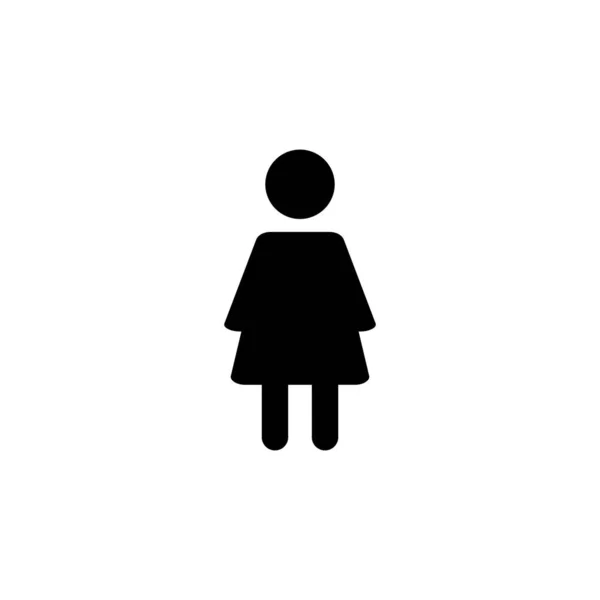 Female Icon Vector Woman Icon Vector — Stock Vector