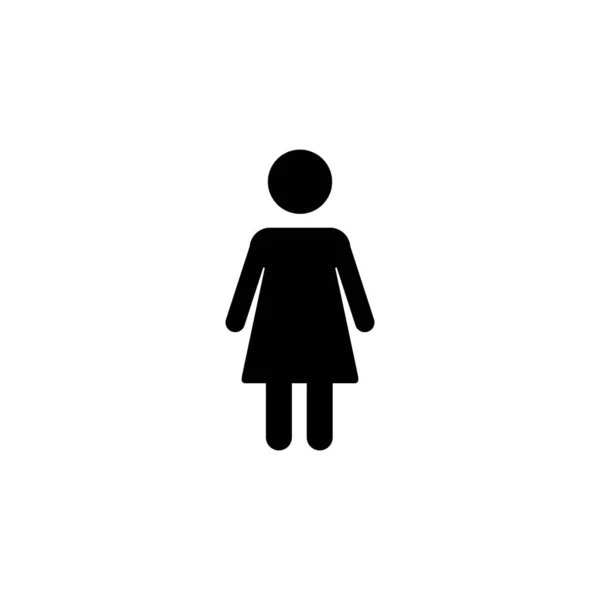 Female Icon Vector Woman Icon Vector — Stock Vector