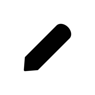 Kalem simgesi vektörü. kalem sembolü. Simge vektörünü düzenle