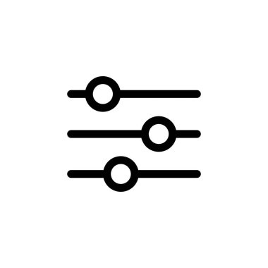 Simge Vektörü Ayarlanıyor. Cog Ayarları Simge Simgesi