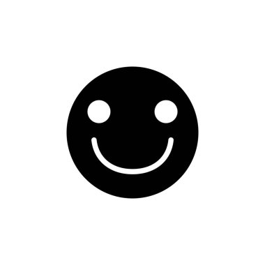 Gülümse ikon vektörü. Gülümseme simgesi. Geri bildirim 