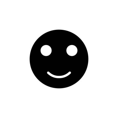 Gülümse ikon vektörü. Gülümseme simgesi. Geri bildirim 