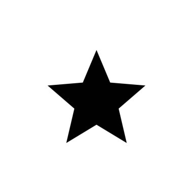 Yıldız Simgesi vektörü. derecelendirme simgesi vektörü favori yıldız simgesi