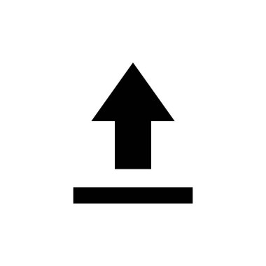 Simge vektörünü yükle. veri simgesi yükle