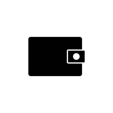 Cüzdan simgesi vektörü. cüzdan vektör simgesi