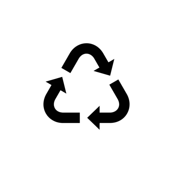 Recycle Icon Vector Recycling Vector Icon — Stock Vector
