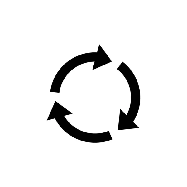 Recycle Icon Vector Recycling Vector Icon — Stock Vector