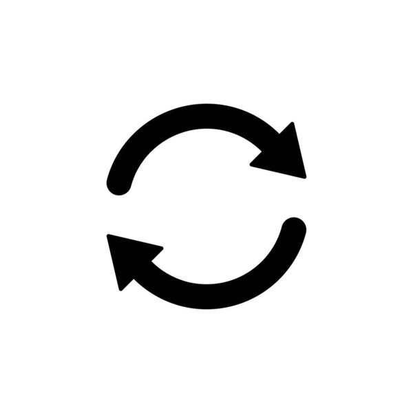 Refresh icon vector. Reload icon vector. Update icon