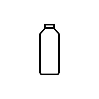 Şişe ikonu vektörü. şişe vektör simgesi