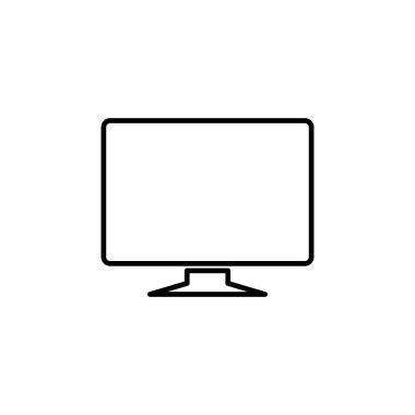 Bilgisayar simgesi vektörü. bilgisayar izleyici simgesi vektörü.