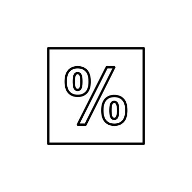 İndirimli simge vektörü. İndirim etiketi simgesi. 