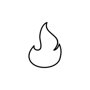 Simge vektörünü ateşle. ateş vektör simgesi