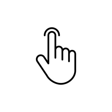 El imleç simgesi. İmleç simgesi vektörü. el imleç simgesi clik