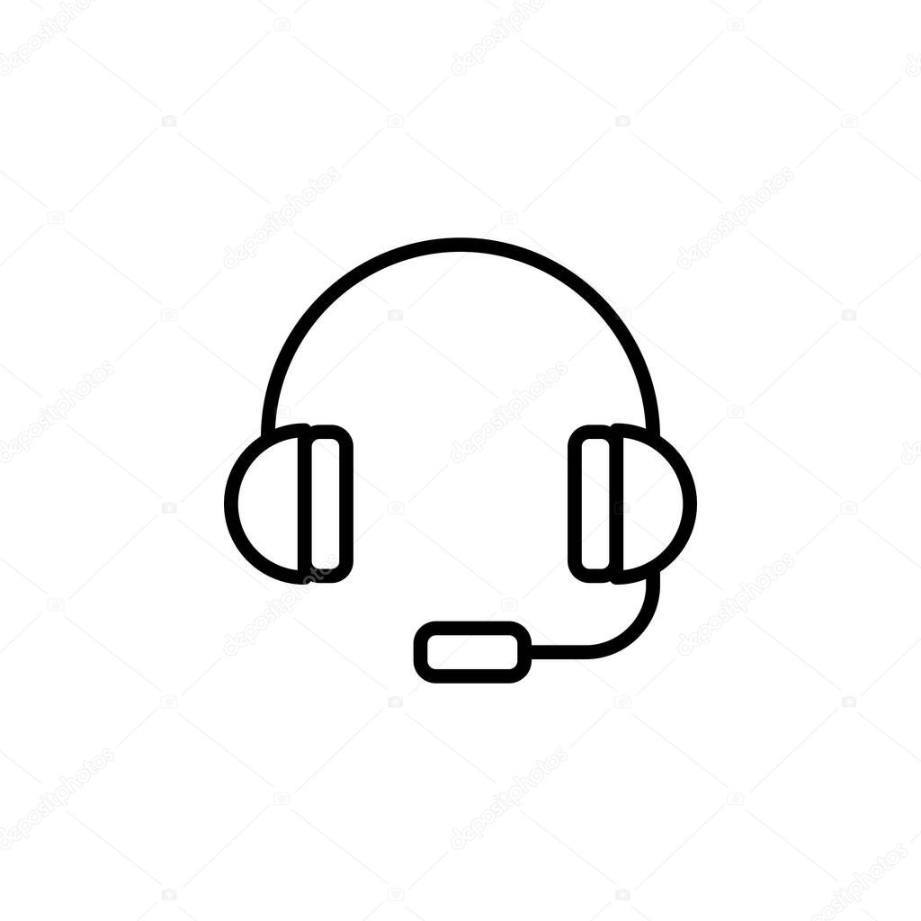 Headphone Icon Vector Headset Icon Symbols Larastock