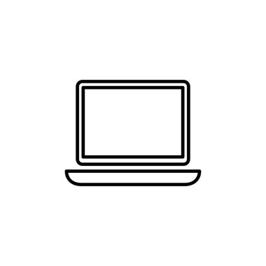 Dizüstü bilgisayar simgesi vektörü. bilgisayar simgesi vektörü