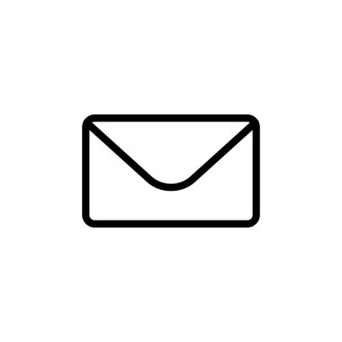 Posta simgesi vektörü. e- posta simgesi vektörü. E- posta simgesi. Zarf illüstrasyonu