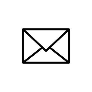 Posta simgesi vektörü. e- posta simgesi vektörü. E- posta simgesi. Zarf illüstrasyonu