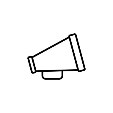 Megafon ikon vektörü. Hoparlör simgesi vektörü.