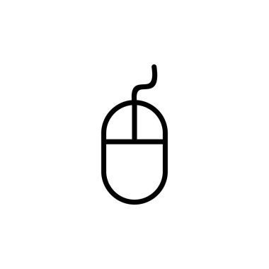 Fare simgesi vektörü. Simge vektörüne tıklayın. işaretleyici simgesi vektörü.