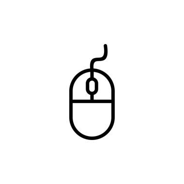 Fare simgesi vektörü. Simge vektörüne tıklayın. işaretleyici simgesi vektörü.