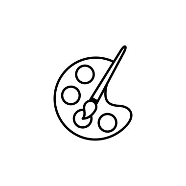 Simge vektörünü boya. boya fırçası ikon vektörü. boyama silindiri vektörü