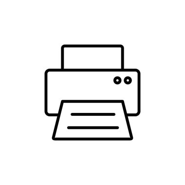 Simge vektörünü yazdır. yazıcı simgesi vektörü. 