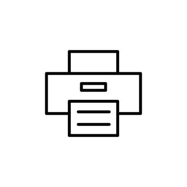 Simge vektörünü yazdır. yazıcı simgesi vektörü. 