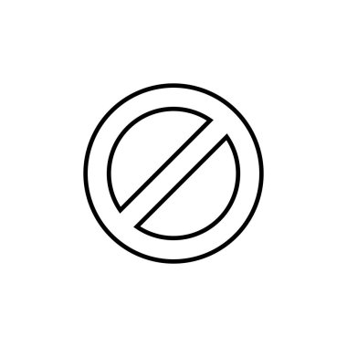 Stop icon vector. stop road sign