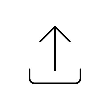 Simge vektörünü yükle. veri simgesi yükle