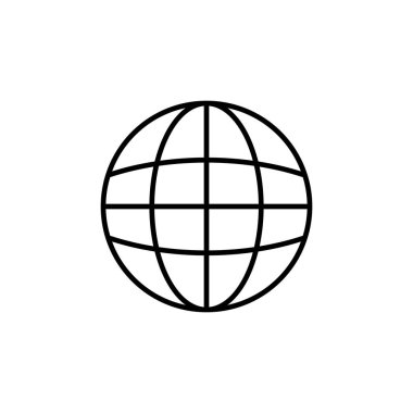 Web simgesi vektörü. Web simgesine git. Web tıklama simgesi