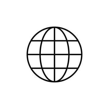 Web simgesi vektörü. Web simgesine git. Web tıklama simgesi