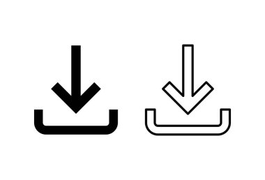 Simge indir. Vektör simgesi indir
