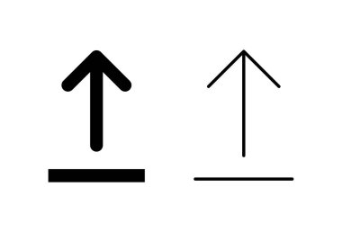 Simge yükleme seti. veri simgesi yükle