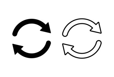 Simge yenileniyor. Simge vektörünü yeniden yükle. Simgeyi güncelle.