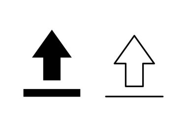 Simge yükleme seti. veri simgesi yükle