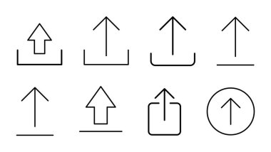 Simge yükleme seti. veri simgesi yükle