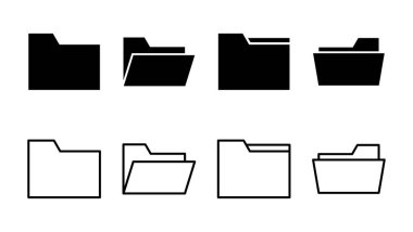 Dizin simgesi ayarlandı. dizin vektör simgesi