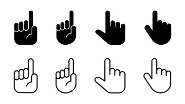 El simgesi hazır. el vektör simgesi, avuç içi